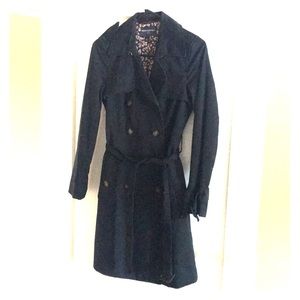 Black trench coat